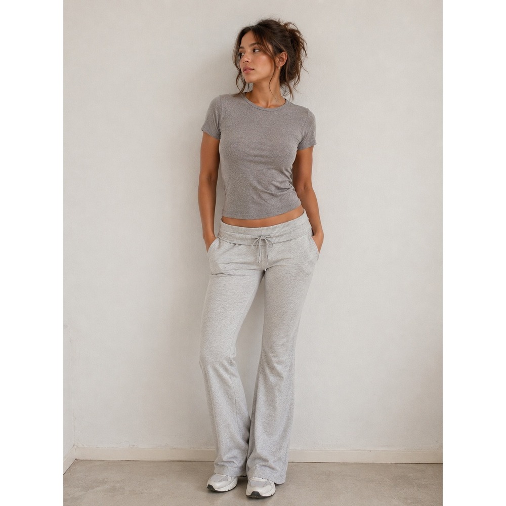 Bundle‎ of 3 Colsie Gray Essential Crew Neck Tees NWT Size S Minimalist Basics
